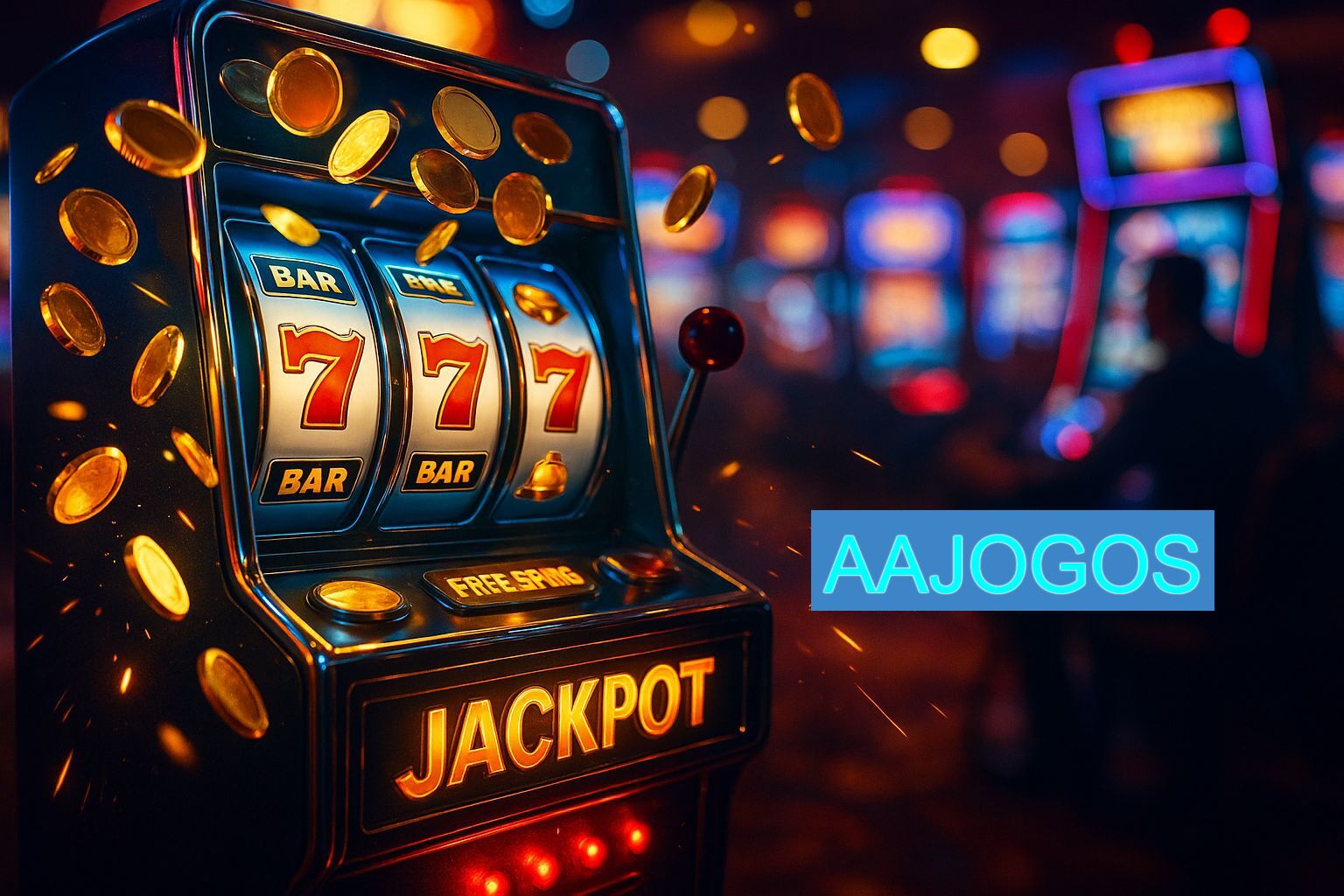 Diversos jogos de caça-níqueis